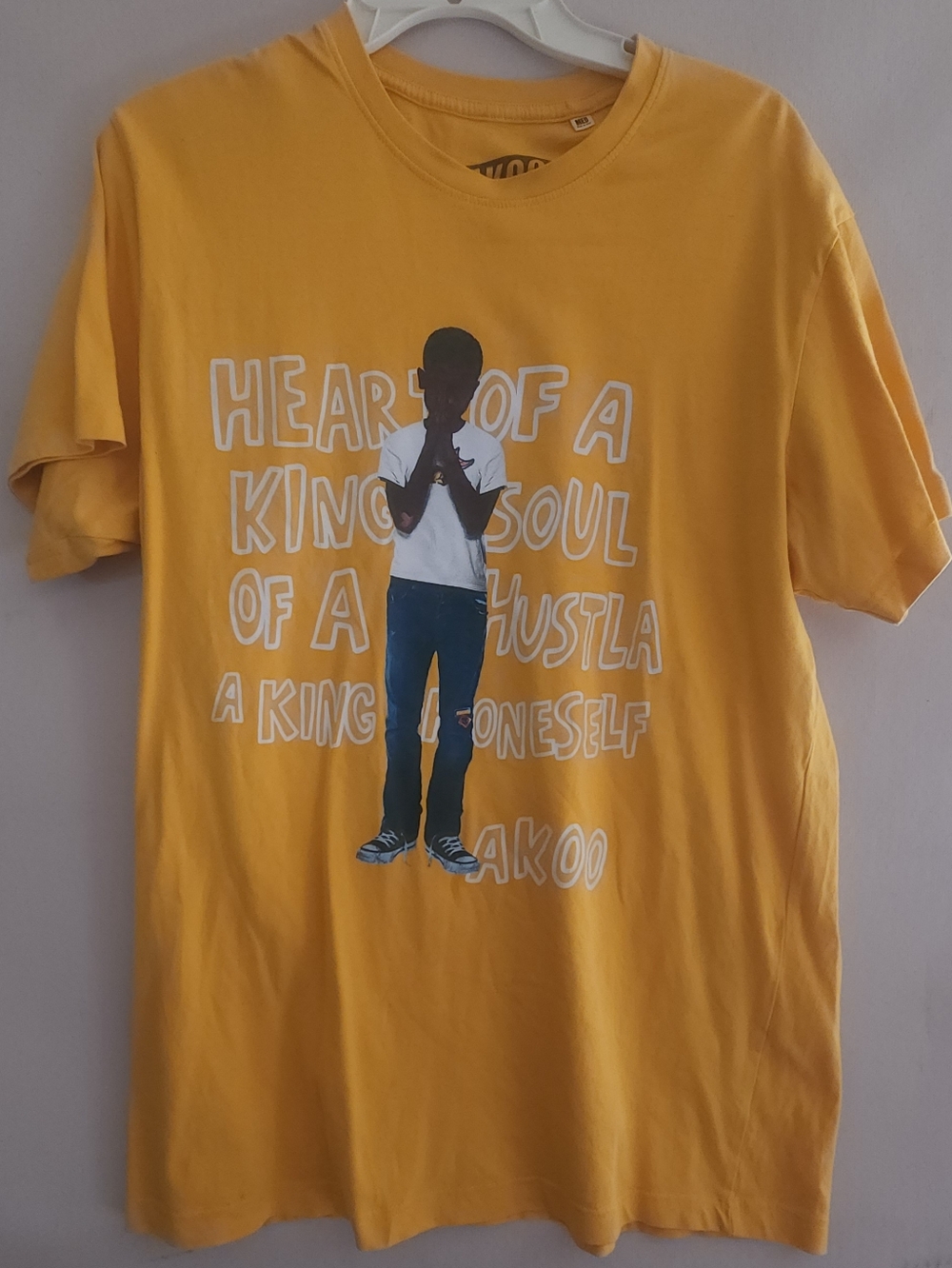 AKOO Yellow Graphic Short-Sleeve Tee